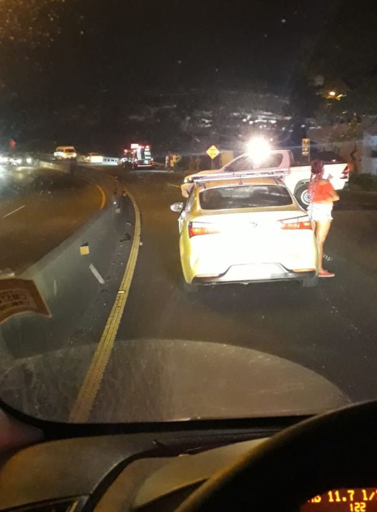 Voló por los aires y se llevó una parada. Hay dos heridos