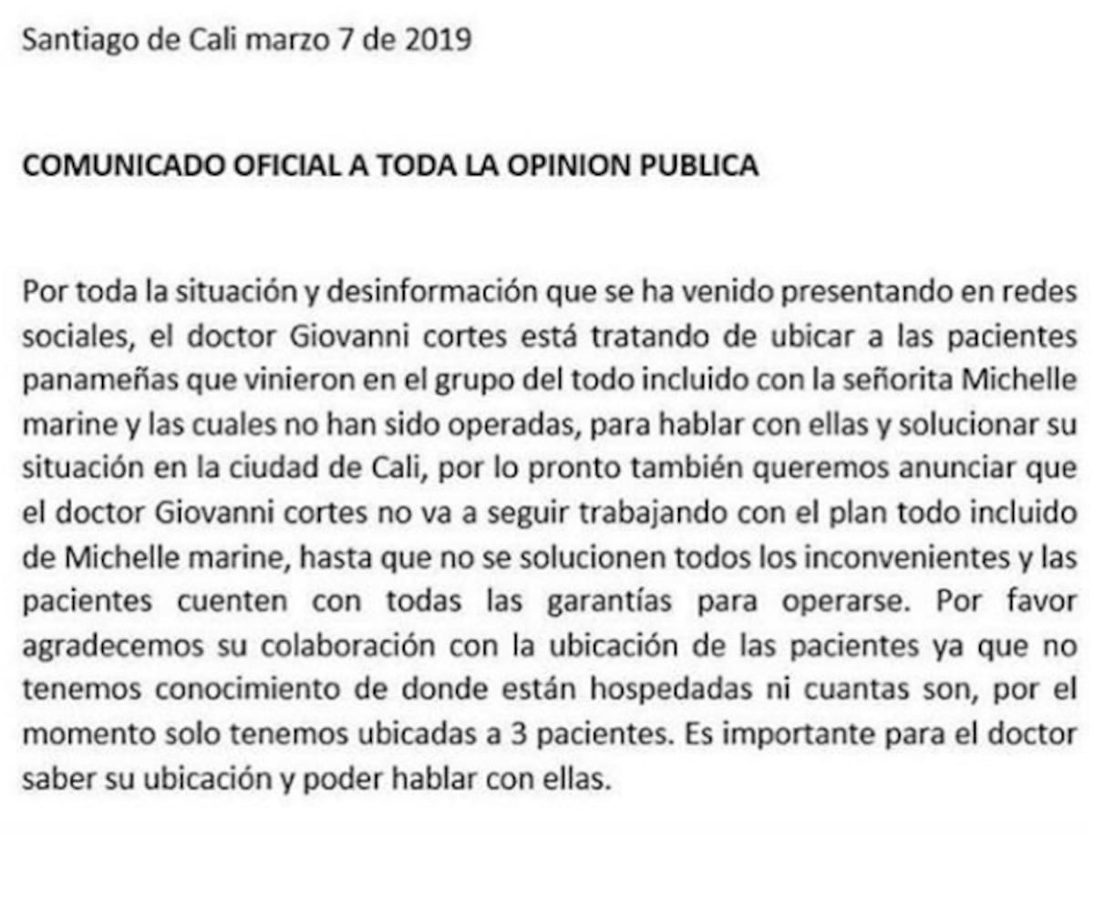 Cirujano plástico:No trabajaré más con el plan todo incluido de belleza estética