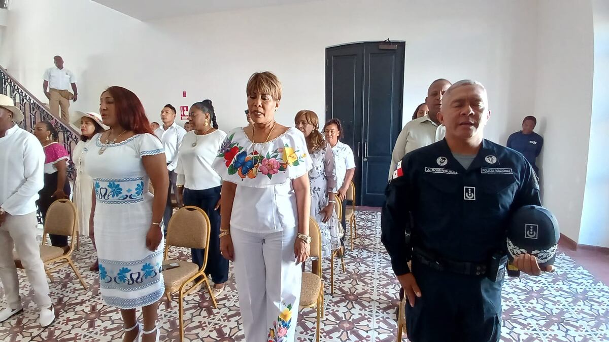 La ausencia del presidente Cortizo marcó los actos protocolares en Colón 