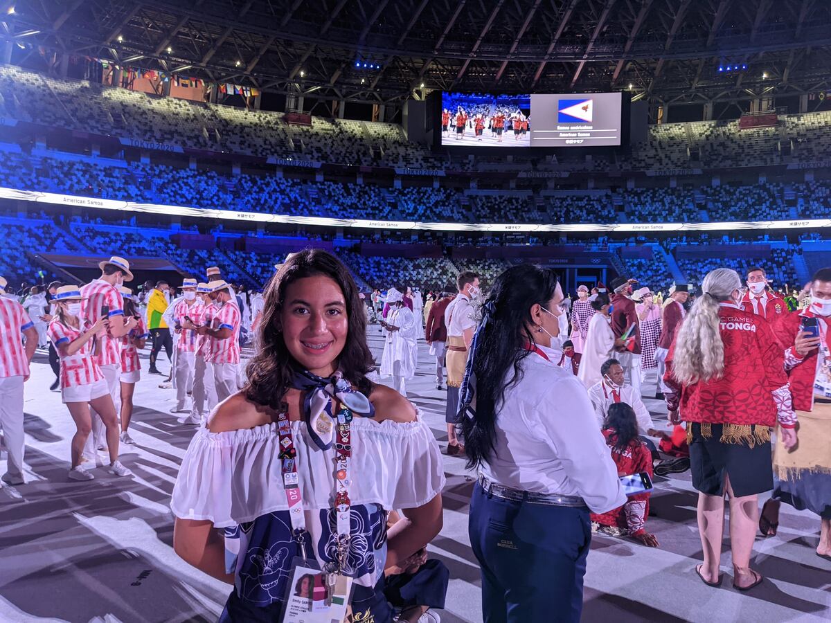 La nadadora Emily Santos promete que dará ‘lo mejor de mi en estos Juegos’ Olímpicos 