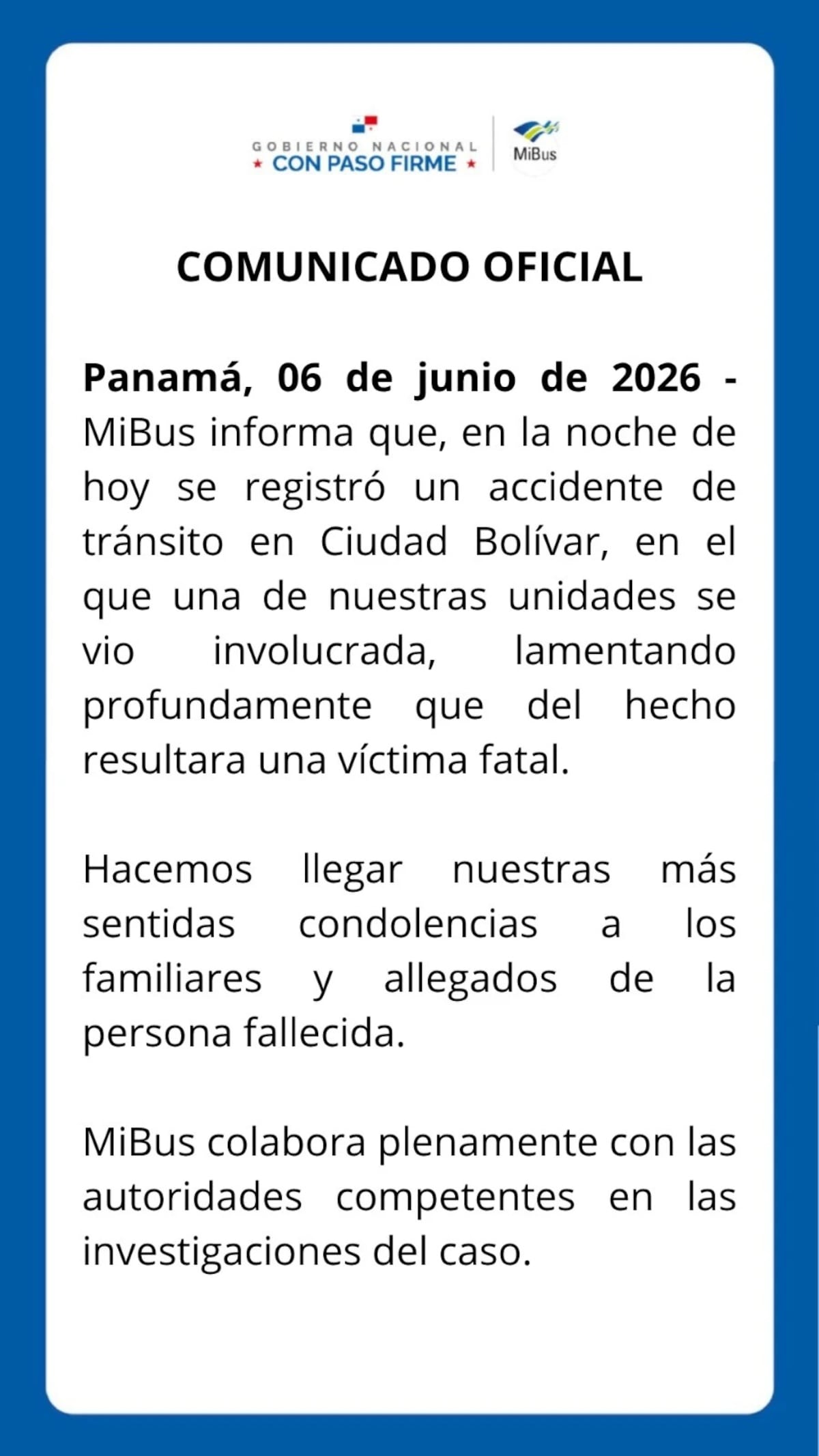 La vía en Ciudad Bolívar cobró otra vida: adulta mayor muere atropellada por metrobús