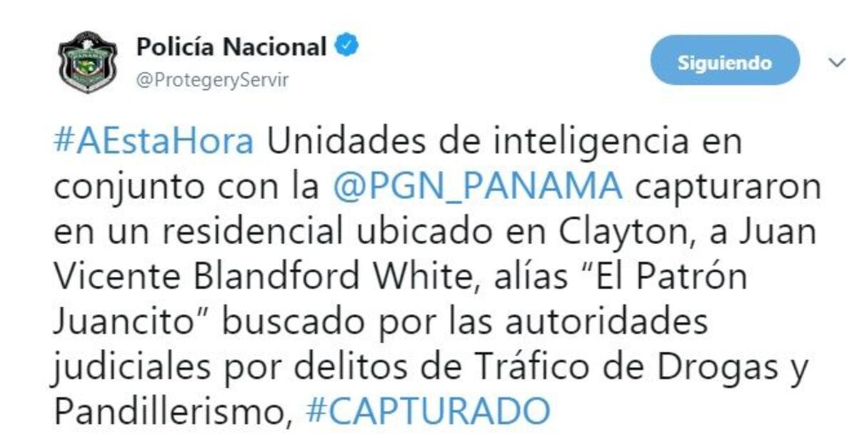 Capturan a narco, uno de los más buscados. Lo pillan en Clayton