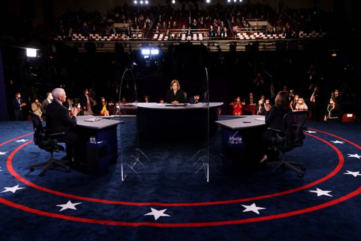 Así fue el primer y único debate por la vicepresidencia de Estados Unidos 2020