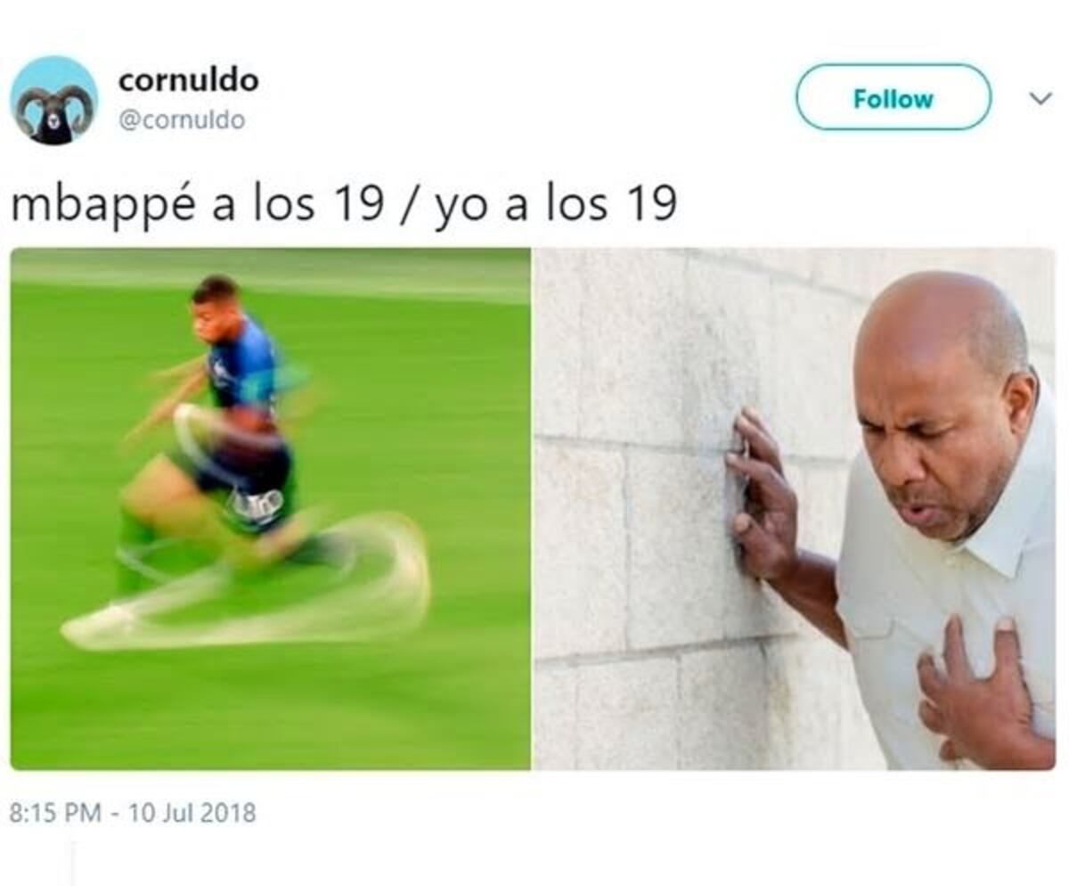 'Yo a los 19', la comparación con Kylian Mbappé que se volvió tendencia