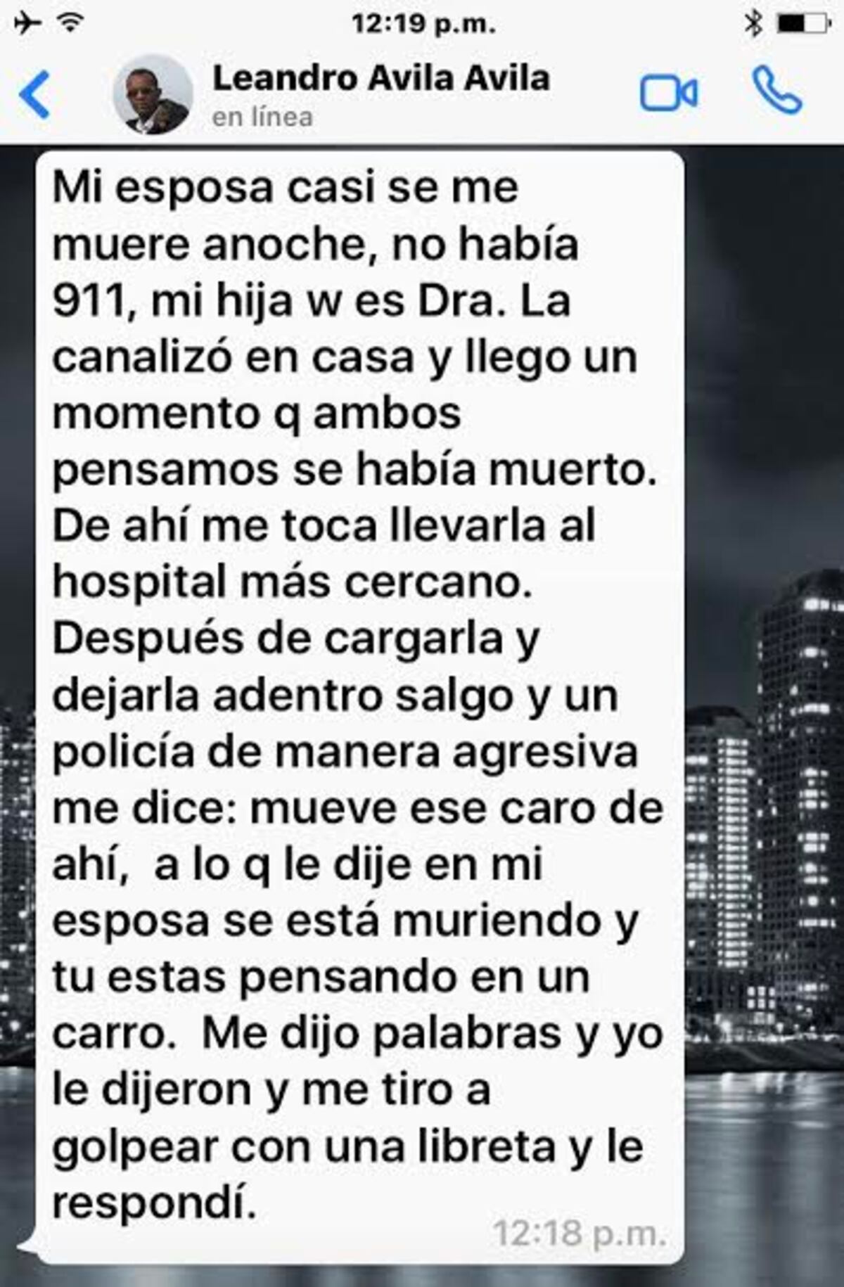 SE FILTRA AUDIO. Diputado ofrece disculpas y explica porqué golpeó al sargento
