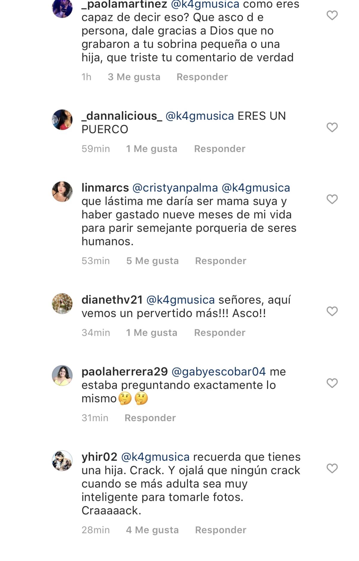 ¡Le dicen hasta puerco! El comentario de K4G que generó rabia en las mujeres