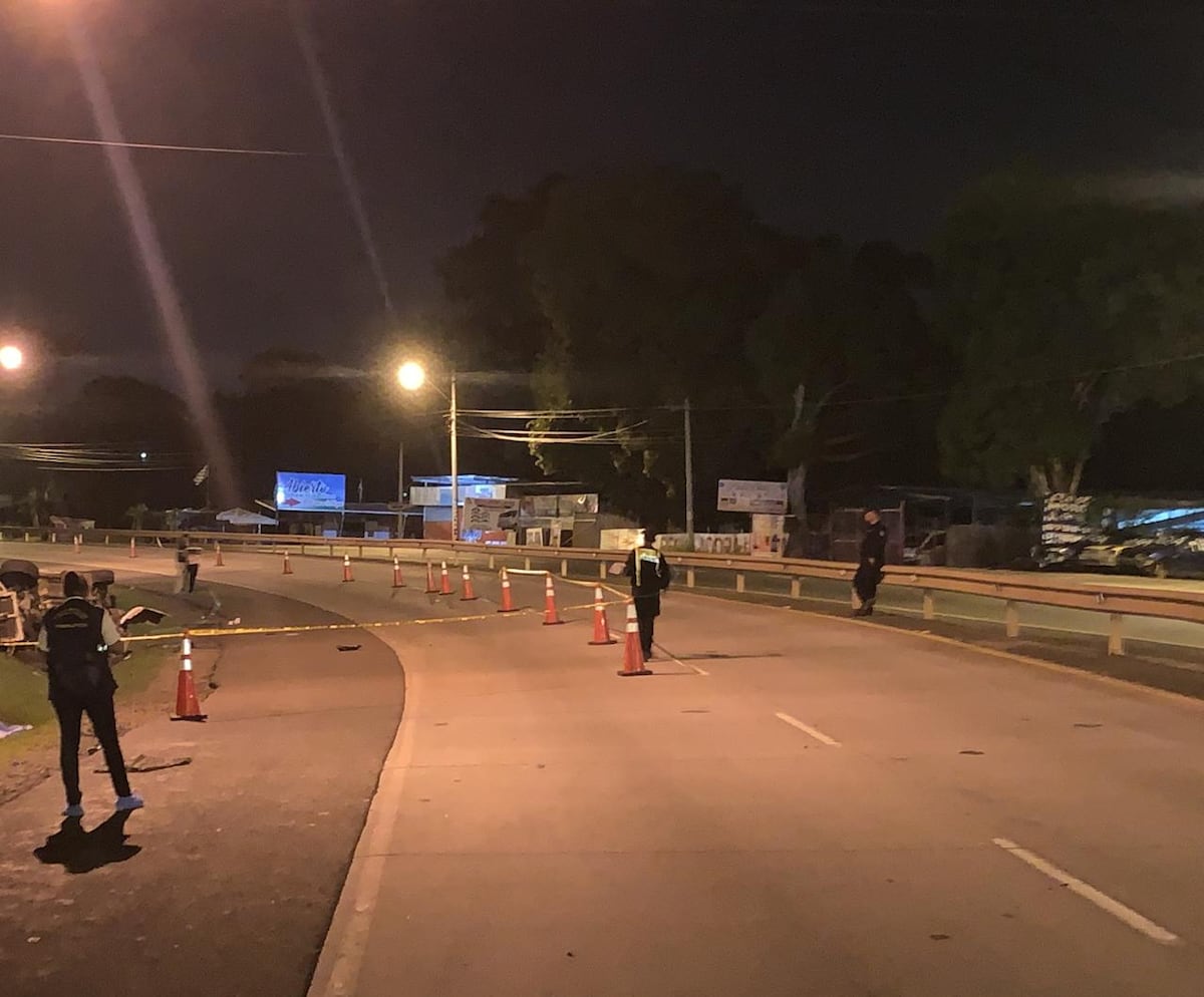 Pareja muere en aparatoso accidente en la curva peligrosa del Maribel en Panamá Oeste | VIDEO