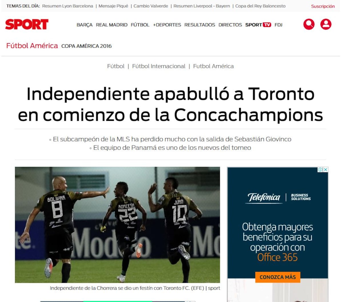 Prensa internacional reacciona a histórica goleada del CAI La Chorrera