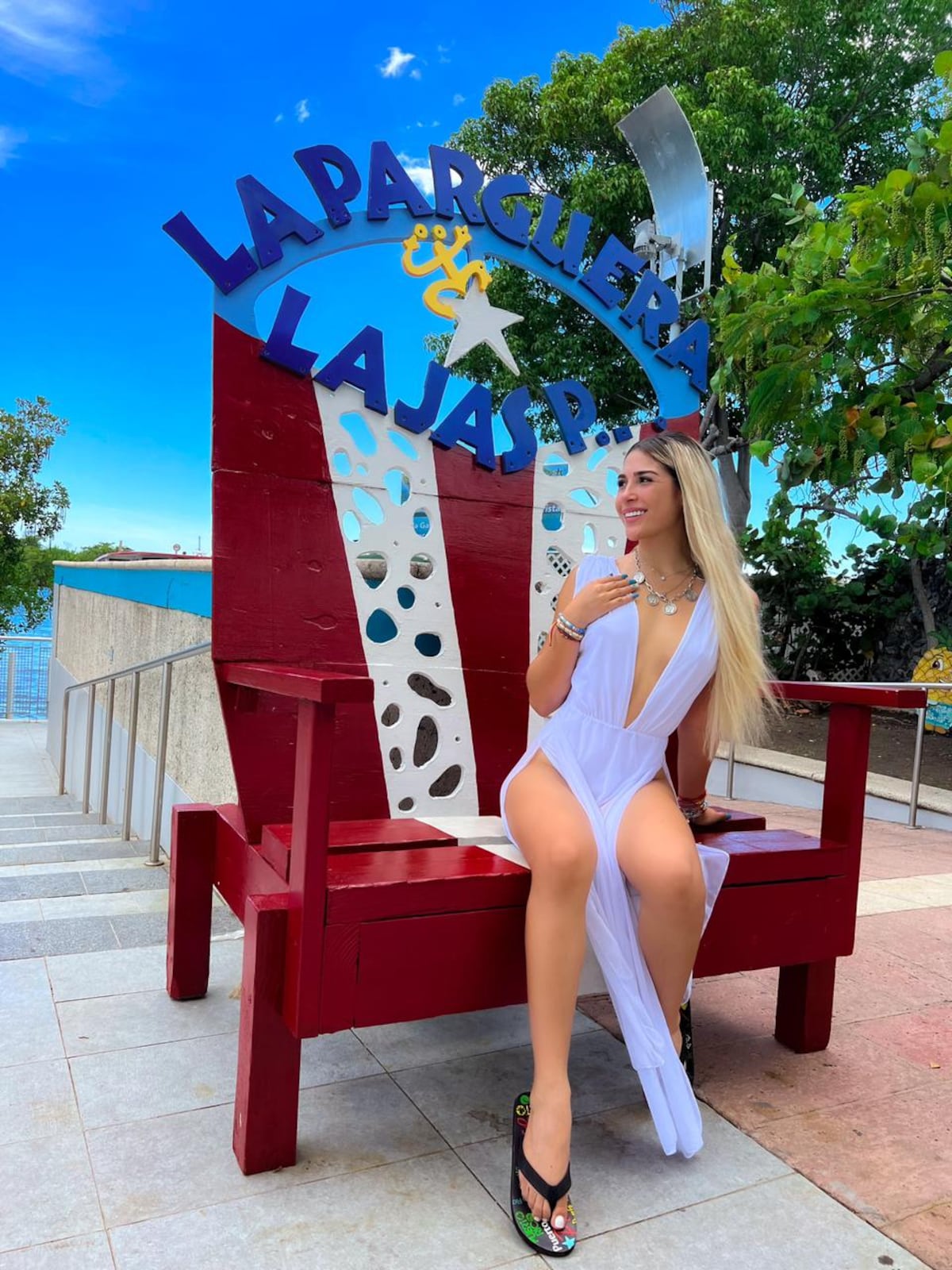 Visitó a su amorcito. Karina conoce a su suegra y familia de Asaf en Puerto Rico +Fotos 