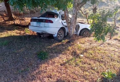 Dos vidas apagadas en segundos: dos jóvenes mueren tras brutal choque contra un árbol en Los Santos | VIDEO