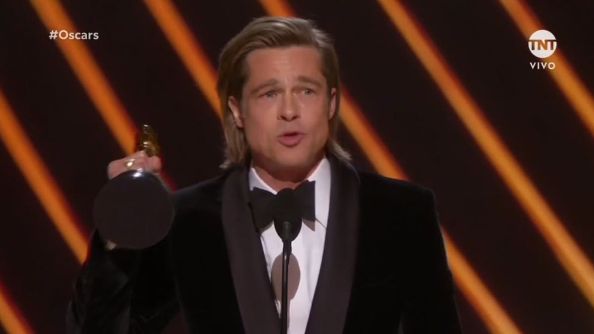 Brad Pitt se llevó el primer Oscar de la ceremonia este domingo