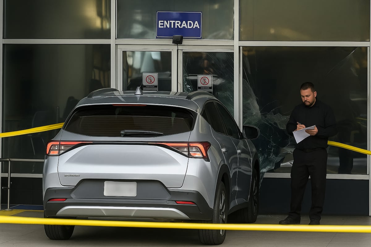 Adulto mayor gringo arrolló a familia de niños y sus padres frente a Migración