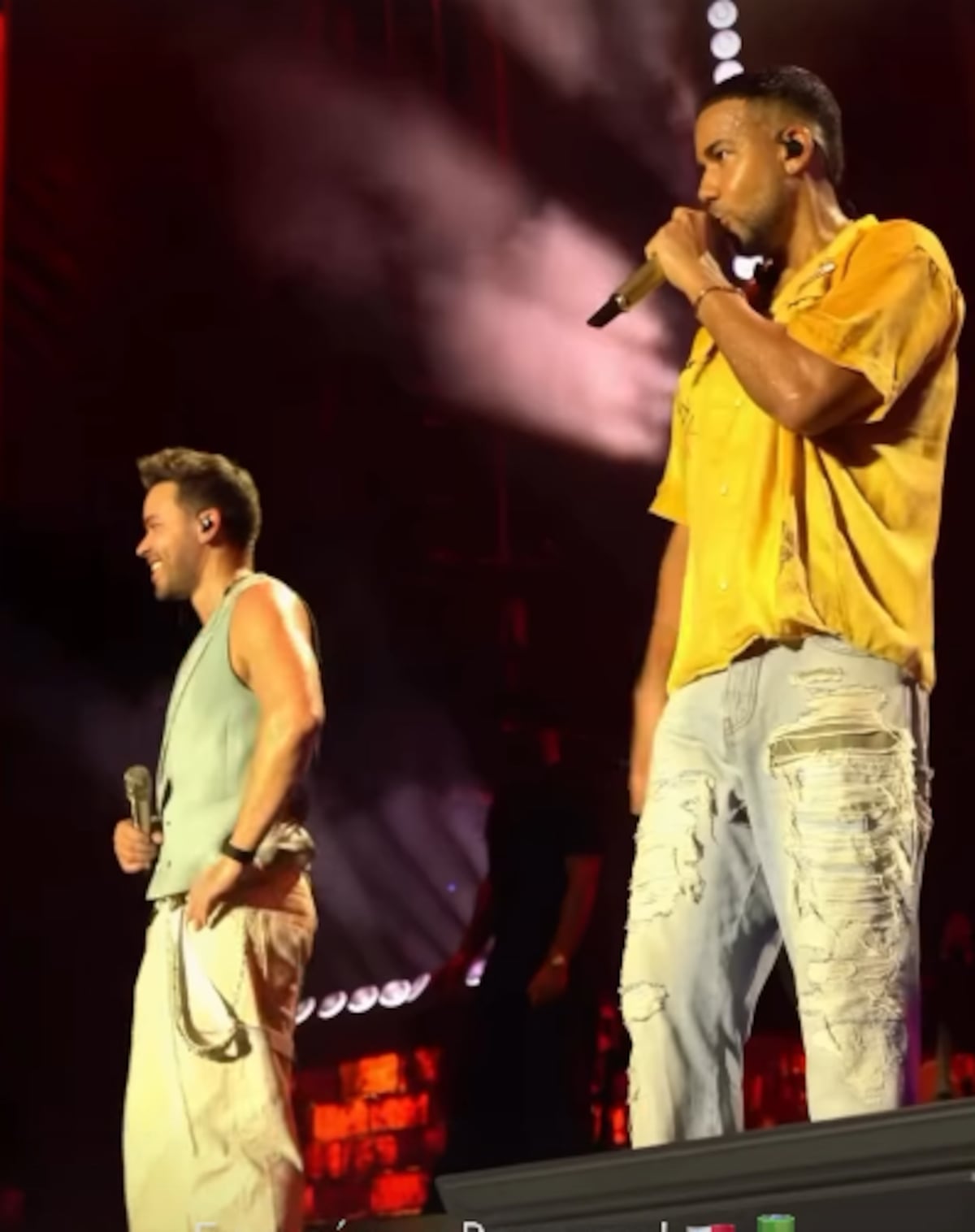¡BACHATA, ROMANCE Y MUCHO CALOR! Romeo Santos y Prince Royce pusieron a Panamá a bailar