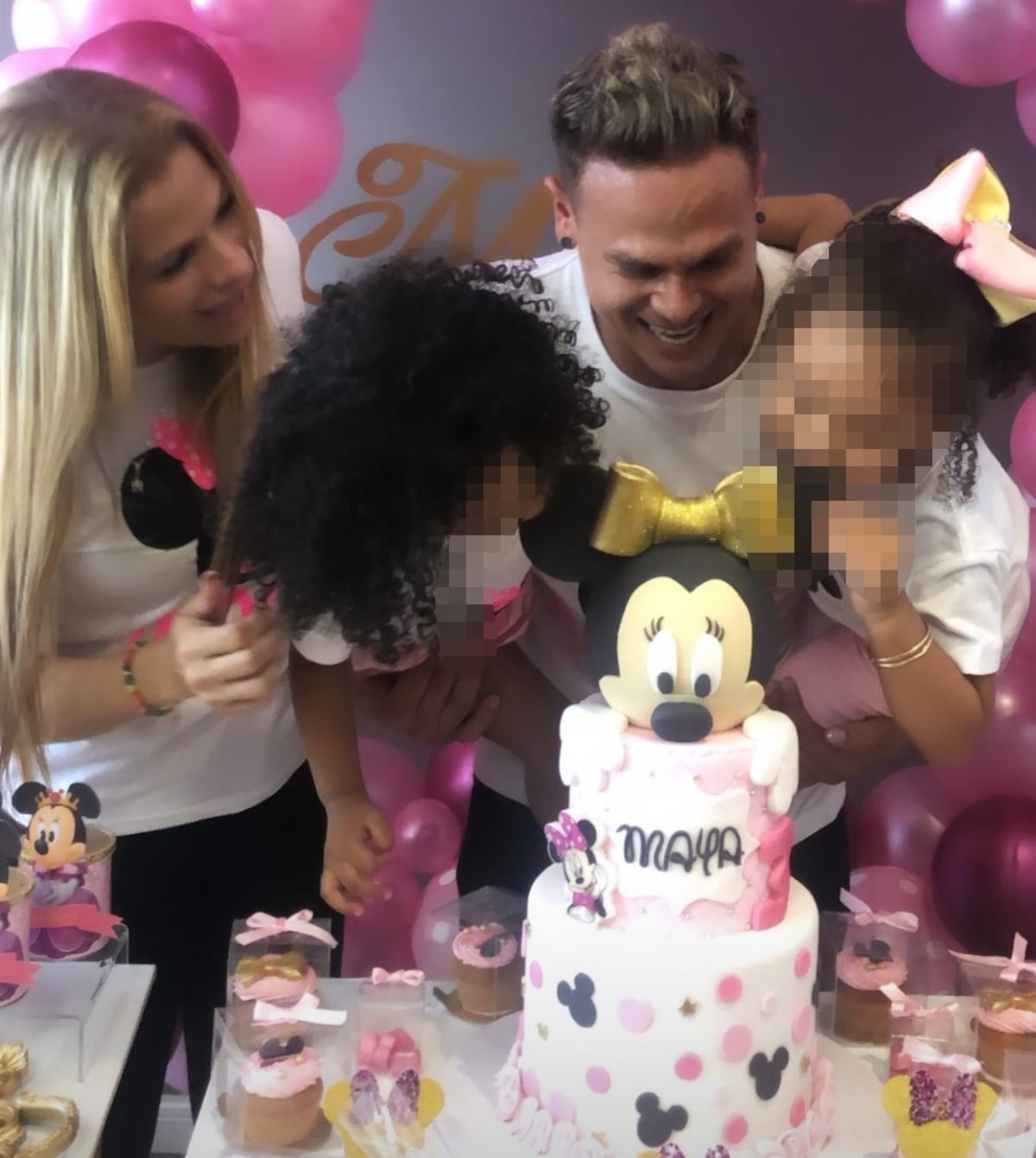 Mucha belleza. Marlon Polo celebra el cumpleaños de su hija con su nueva pareja y las suegras