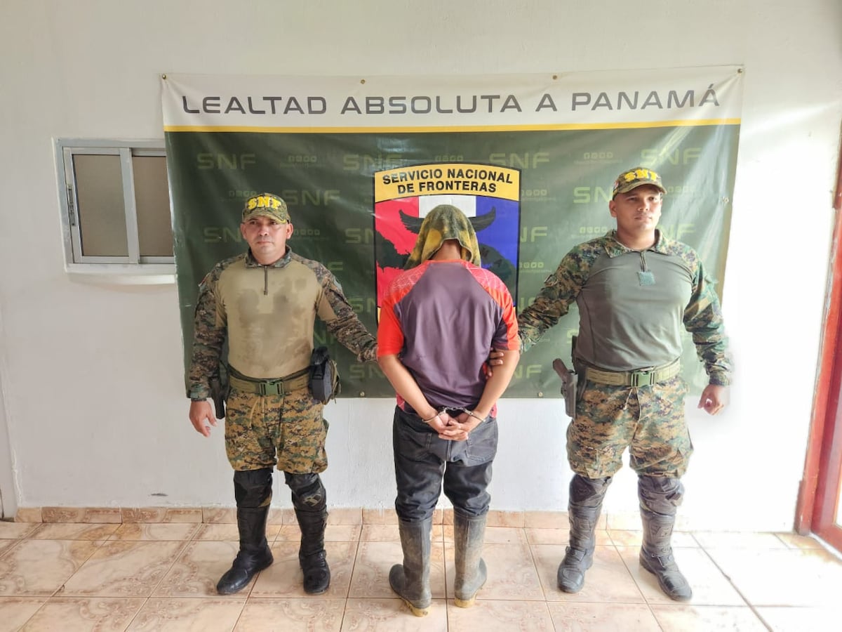 Se paseaba por Darién teniendo una condena de 12 de prisión, pero fue capturado por el Senafront