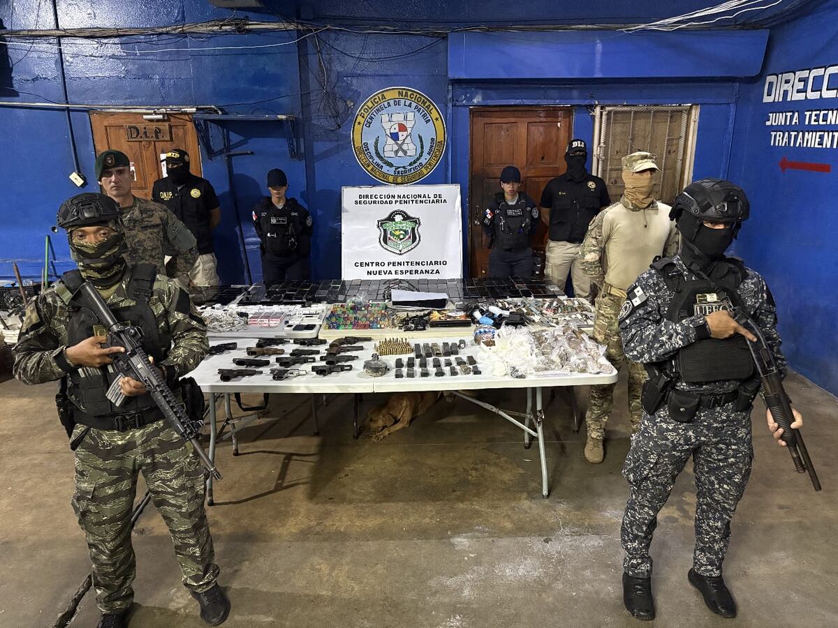 Nueva Esperanza en Colón y penal femenino en Chiriquí bajo control con Operación Armagedón