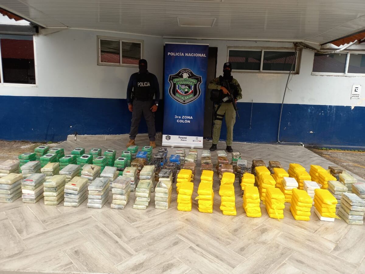 Decomisan 400 paquetes de droga en puerto de Colón