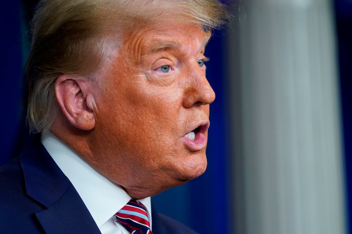 Se hace la víctima. Donald Trump usa la Casa Blanca para hablar de fraude y corrupción electoral