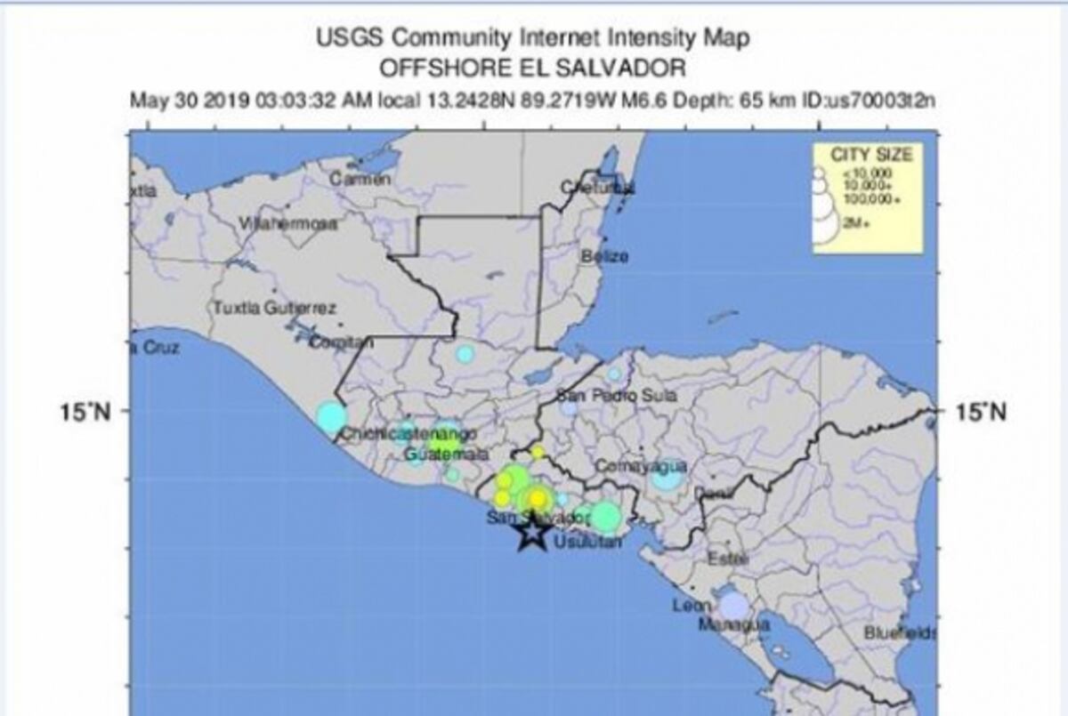 Emiten alerta de tsunami en costa del Pacífico tras fuerte sismo en El Salvador