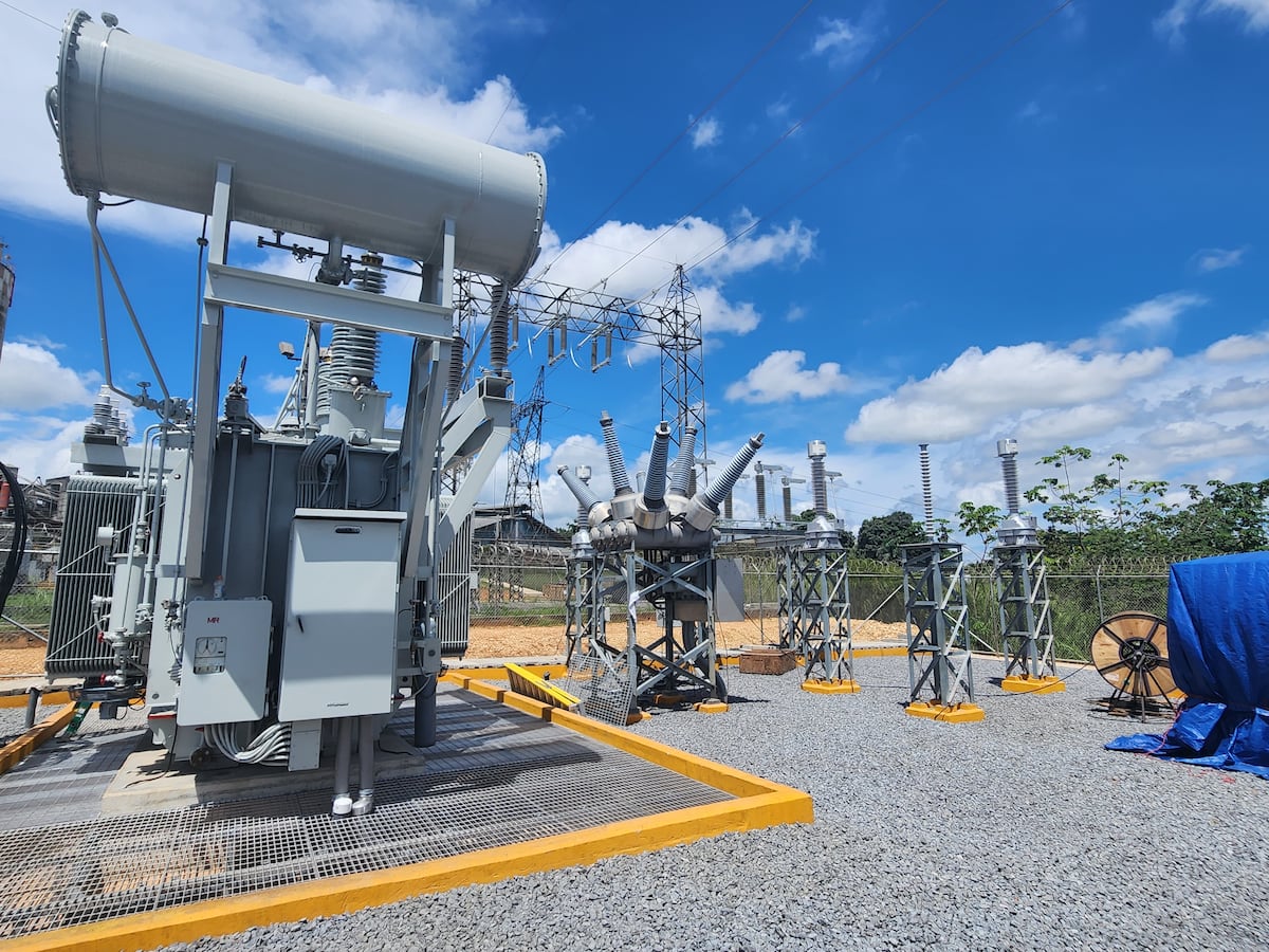 A buen ritmo. Los trabajos de ampliación de la subestación de energía de calzada larga tienen un 70% de avance