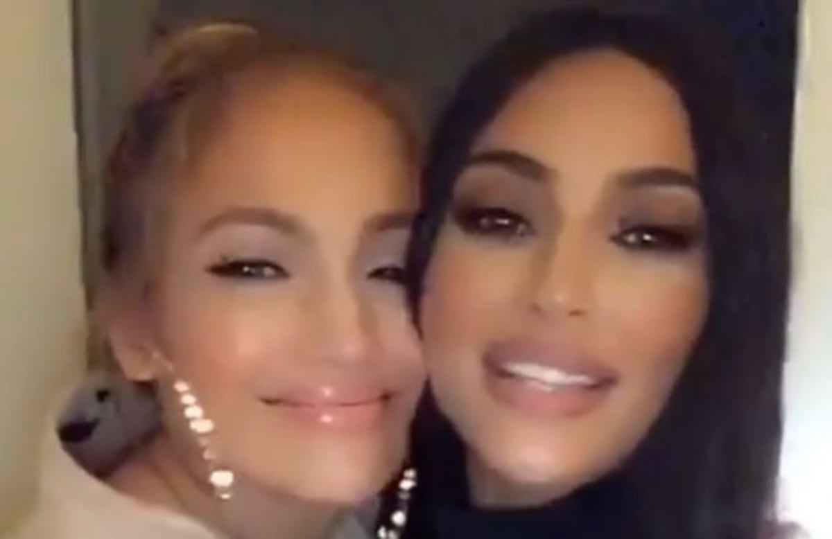 La épica noche de Jennifer López y Kim Kardashian que enloqueció a las redes