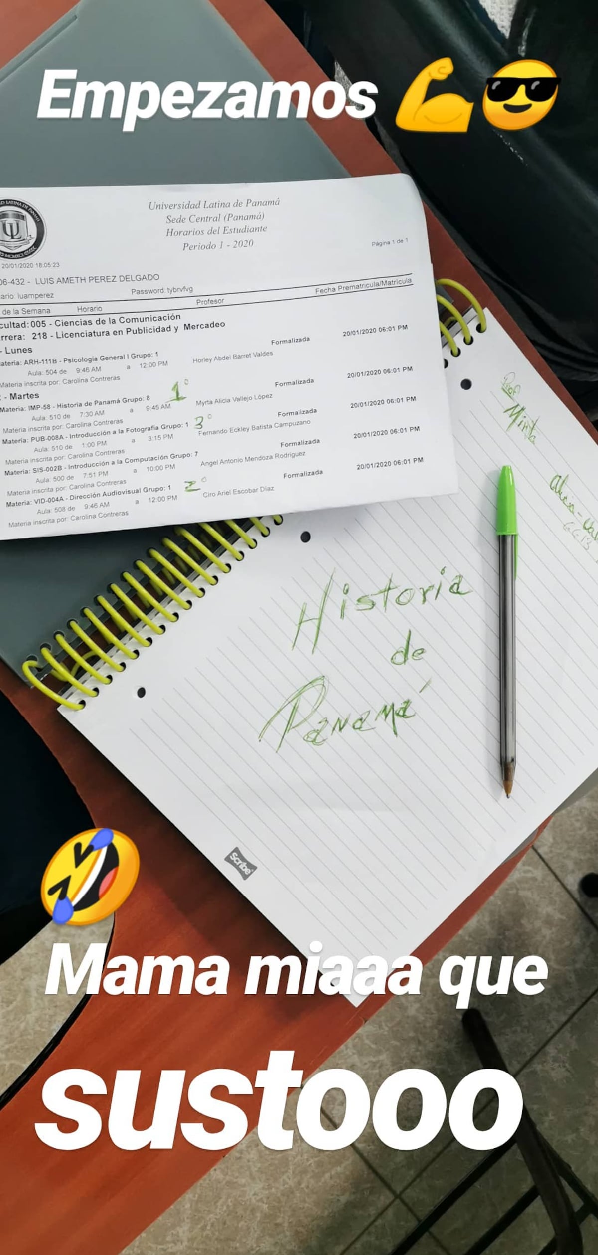 Lucho Pérez de 31 años terminó su sexto año y ya se metió a la universidad +Fotos 