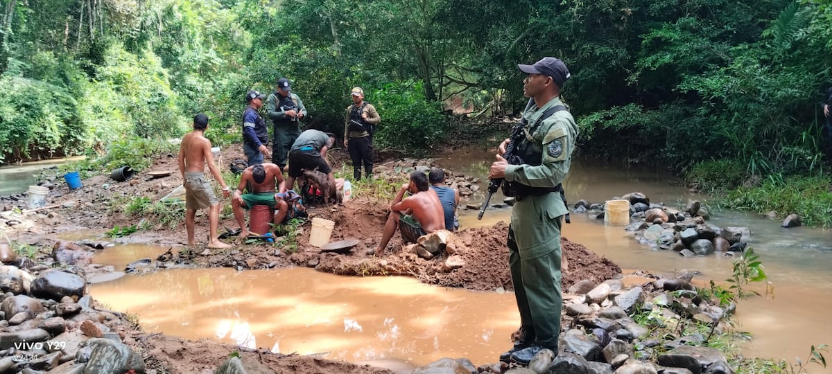 Los agarran con las manos en el oro: Seis caen por presunta minería ilegal en quebrada de Panamá Norte