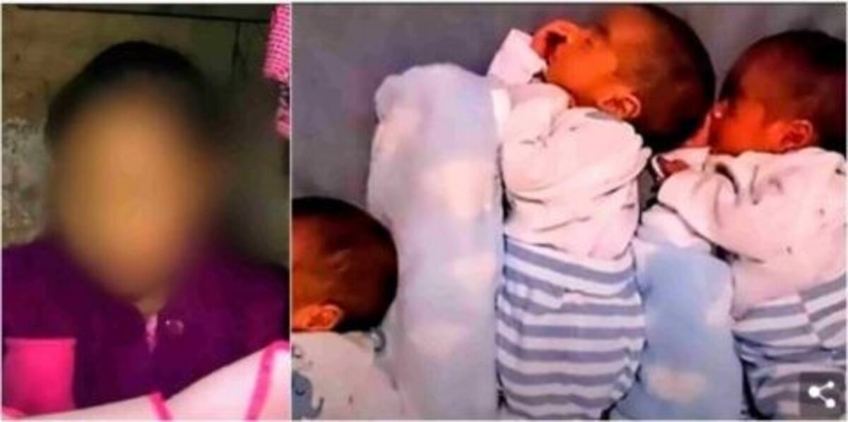 Niña da a luz a trillizos tras ser víctima de violación