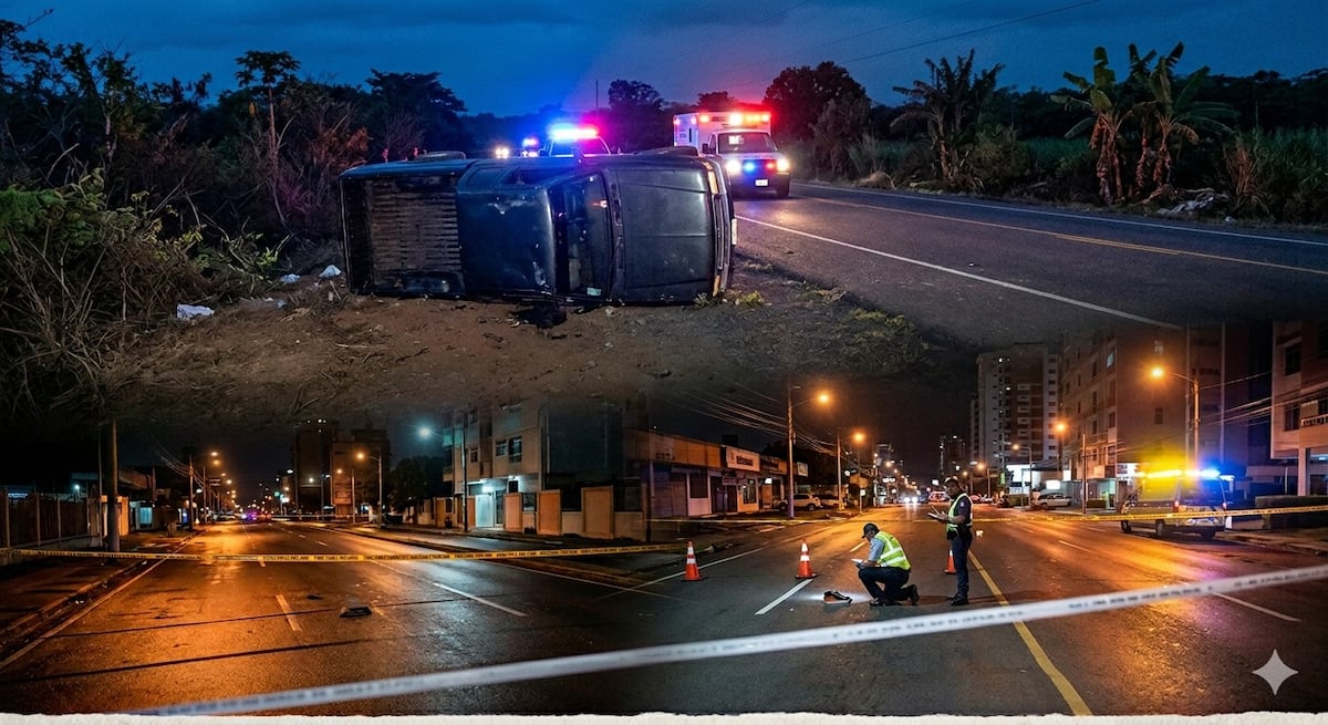 Tragedia vial: Dos muertos por accidentes de tránsito en el Día del Trabajador 