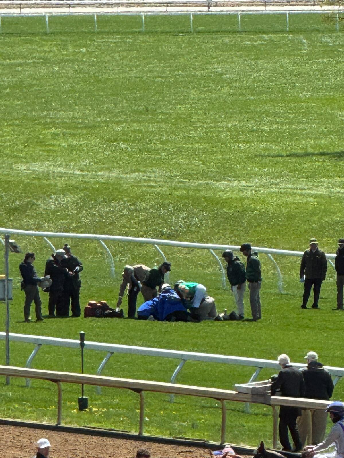 ¡Impactante caída de Luis Sáez! Jinete panameño fue retirado en camilla