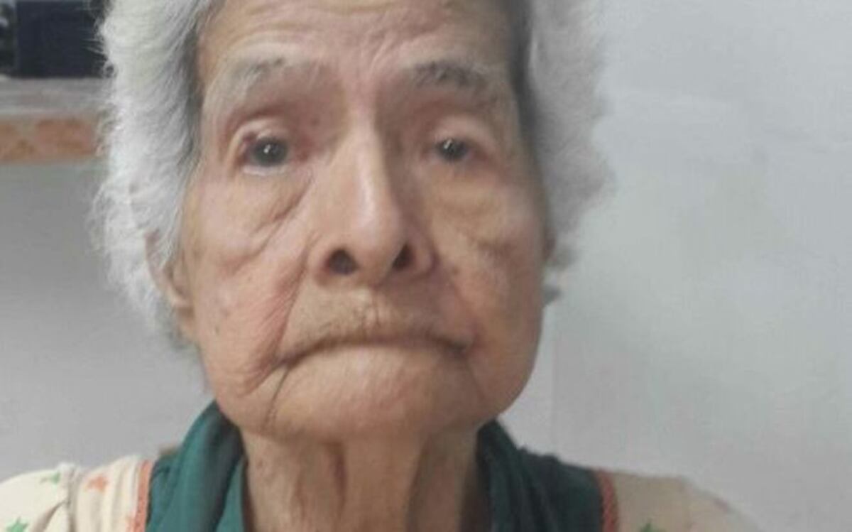 Abuelita se encuentra extraviada. Necesita ayuda