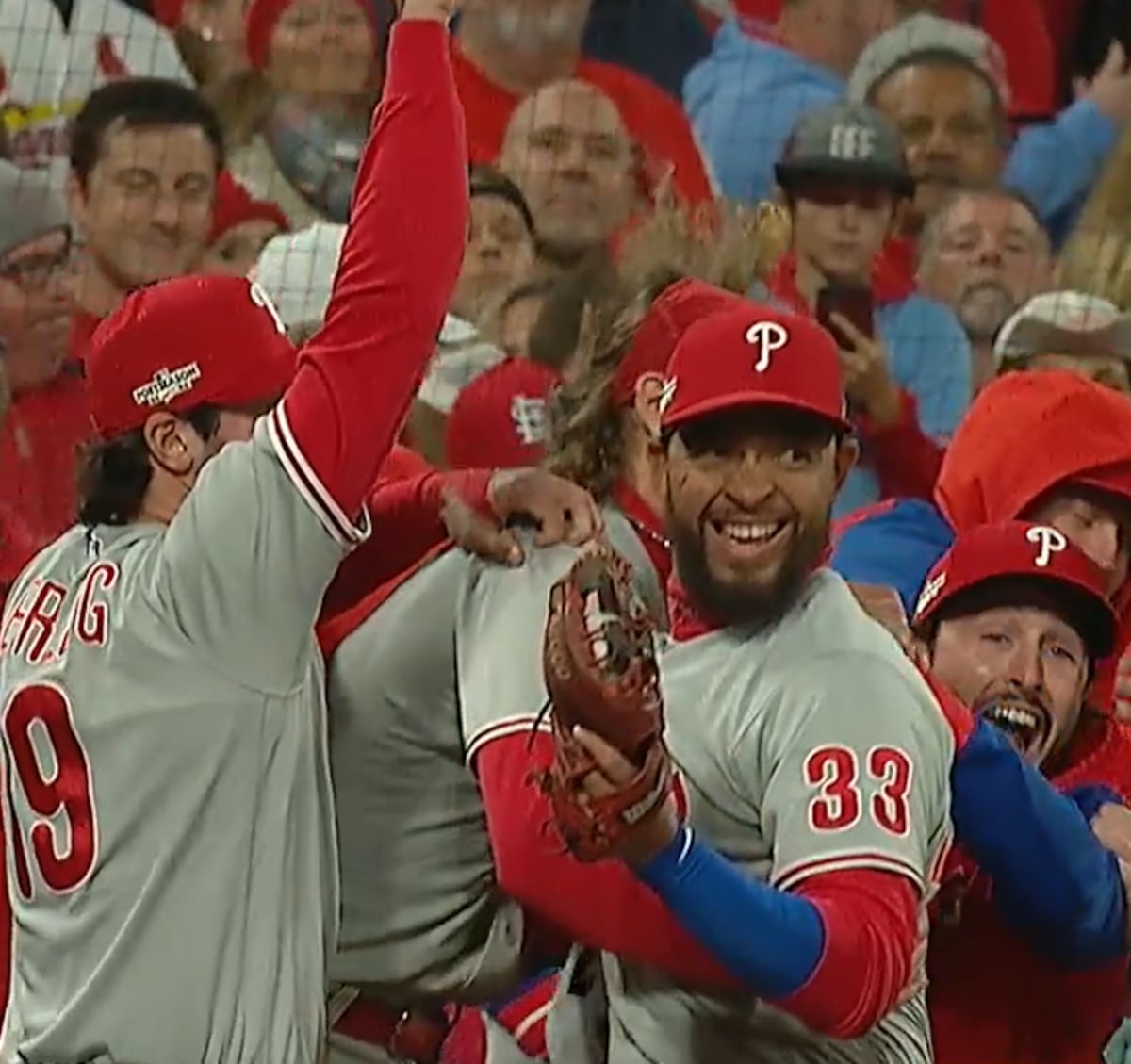 Cosas del béisbol. Edmundo Sosa capturó el out que eliminó a su ex equipo