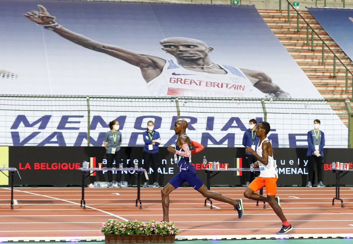 Mo Farah hace historia en la primera cita de la Liga de Diamante post pandemia