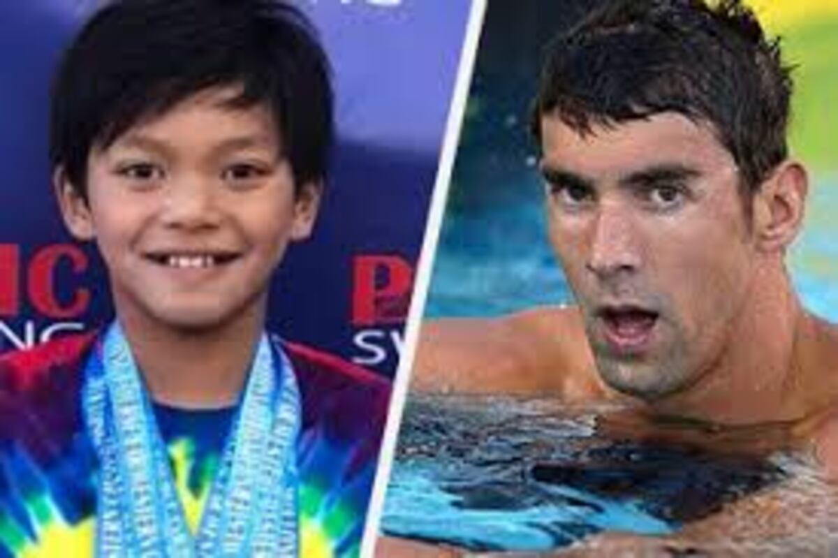 El pequeño Clark Kent está quebrando los récords de Michael Phelps