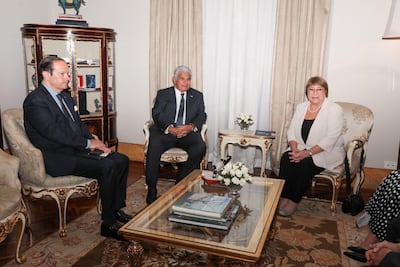 Presidente Mulino recibe a Michelle Bachelet