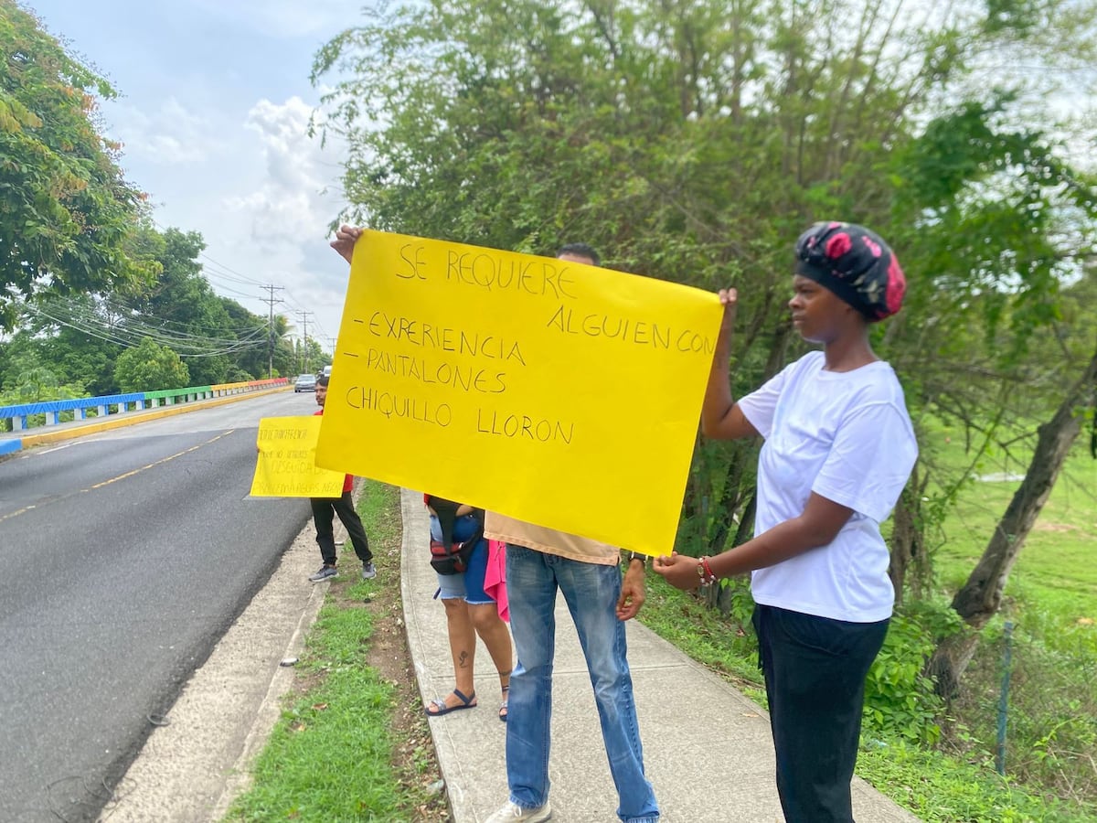 Protestan contra Rody Rodríguez en Parque Lefevre por primas de antigüedad