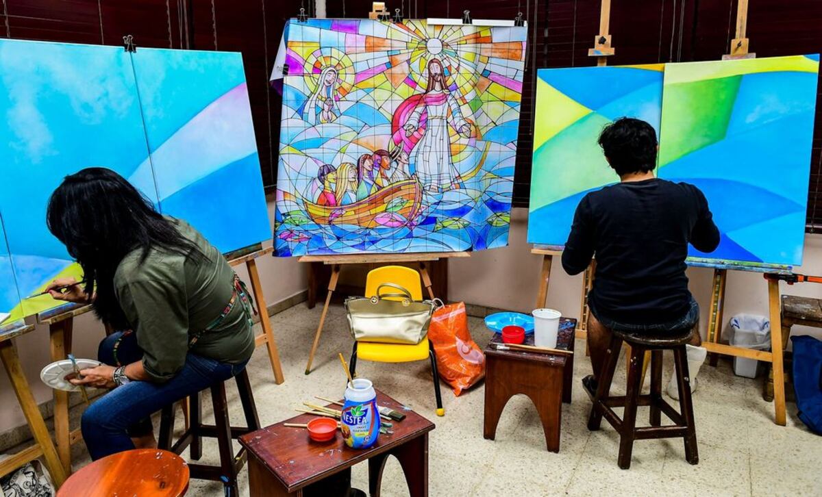 Galería | Así será el mural contra la xenofobia para misa del papa Francisco