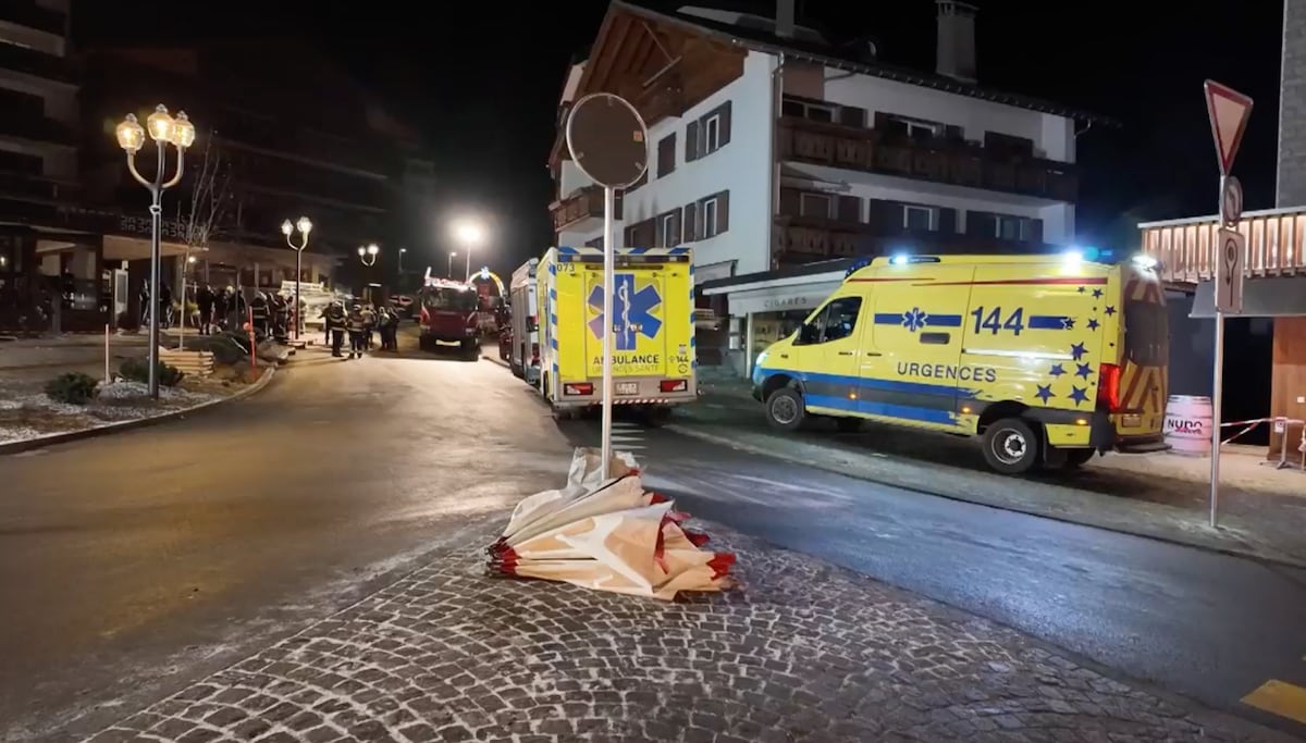 Suiza abre 2026 con tragedia: bar explotó en fiesta, decenas muertos