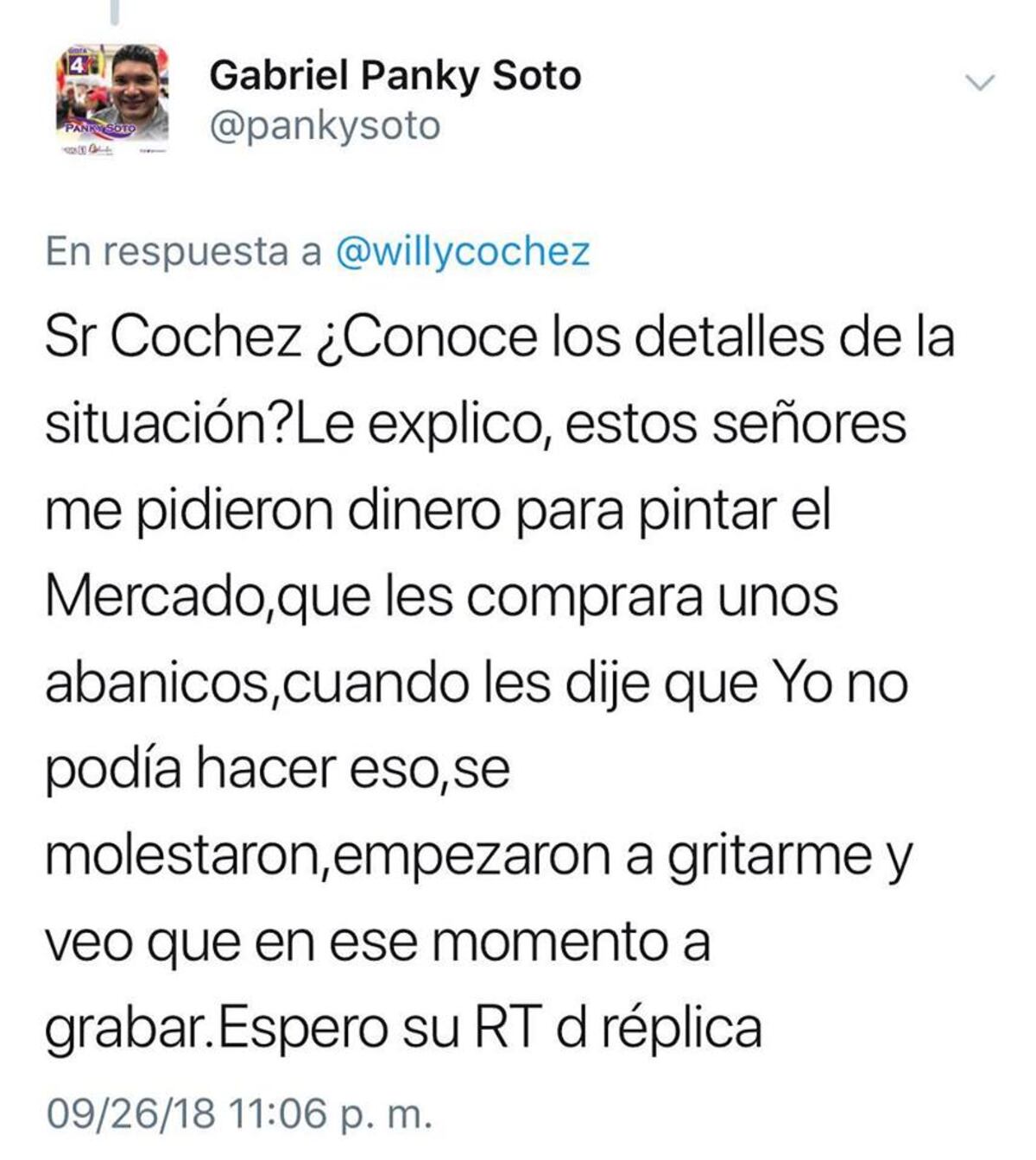 ¡Fuera! Abuchean a diputado Panky Soto. Él explica por qué. Video viral