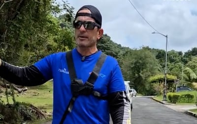 Ferrufino reaparece en Pedro Miguel: ahora le tocó limpiar áreas verdes en Ancón + VÍDEO