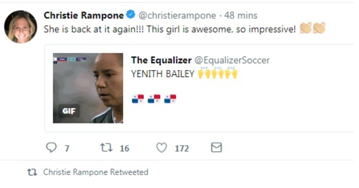 Futbolistas profesionales admiran la entrega y la pasión de la portera panameña