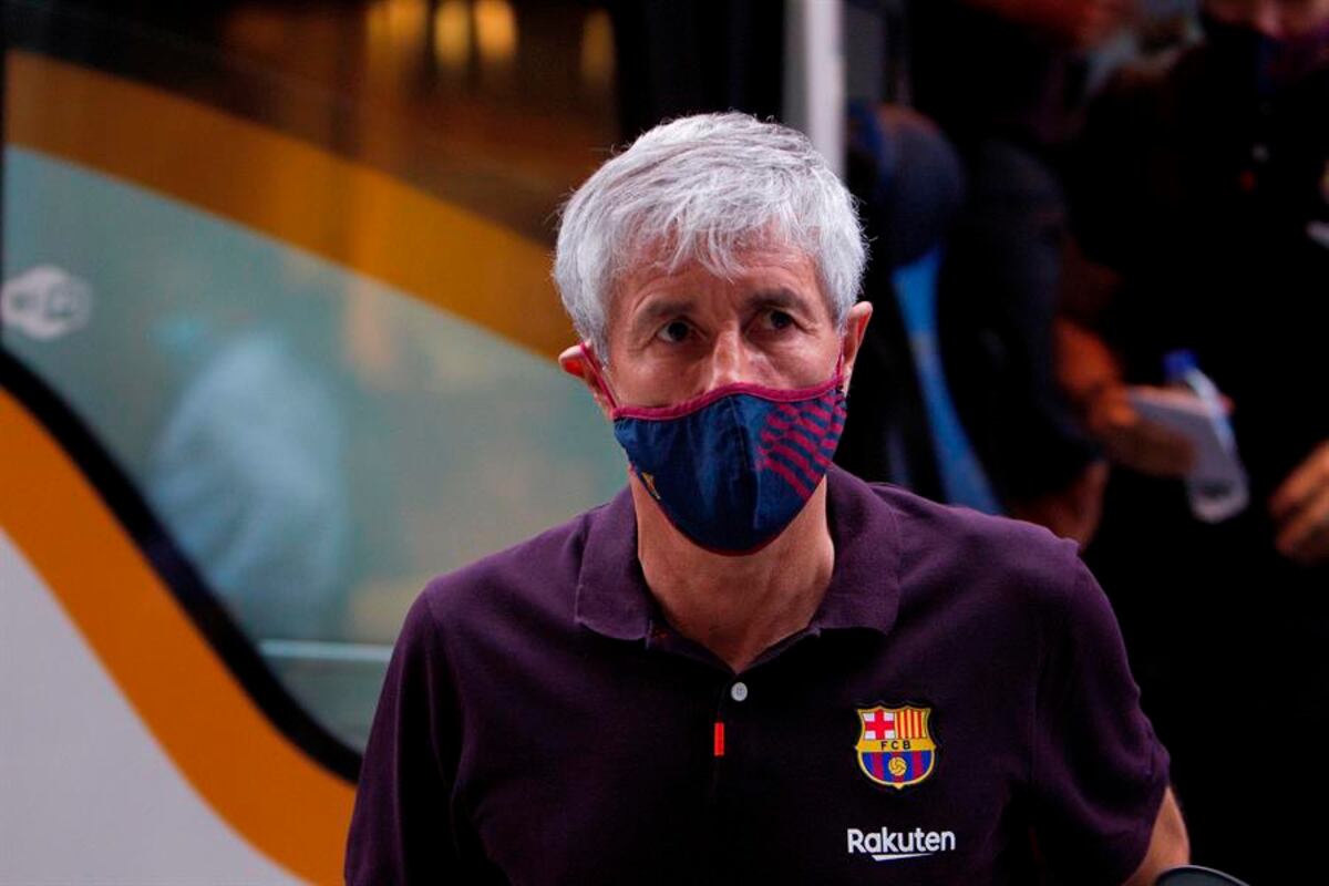 Quique Setién ya no es entrenador del Barcelona