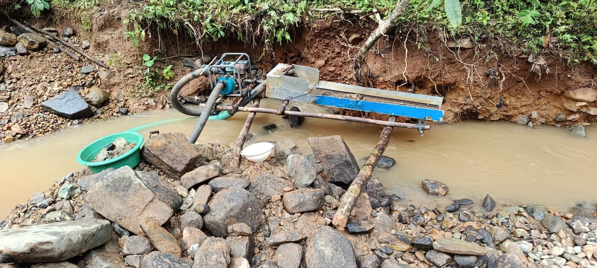 Sorpresa en el monte: Seis aprehendidos por presunta minería ilegal, entre ellos dos menores