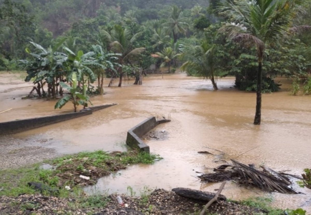 Las lluvias también afectaron algunas casas en Portobelo, Colón