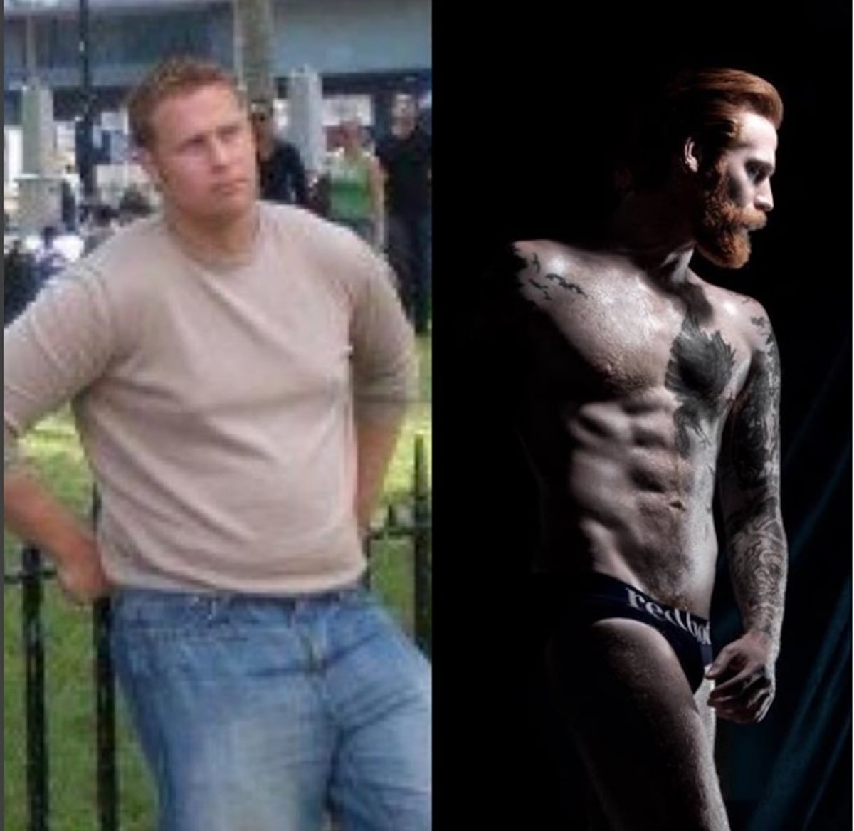 Oficinista perdió más 80 libras, se dejó las barbas y es un cotizado modelo