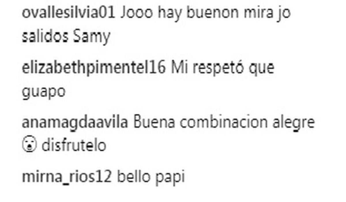 Samy hace revelaciones y lo terminan piropeando