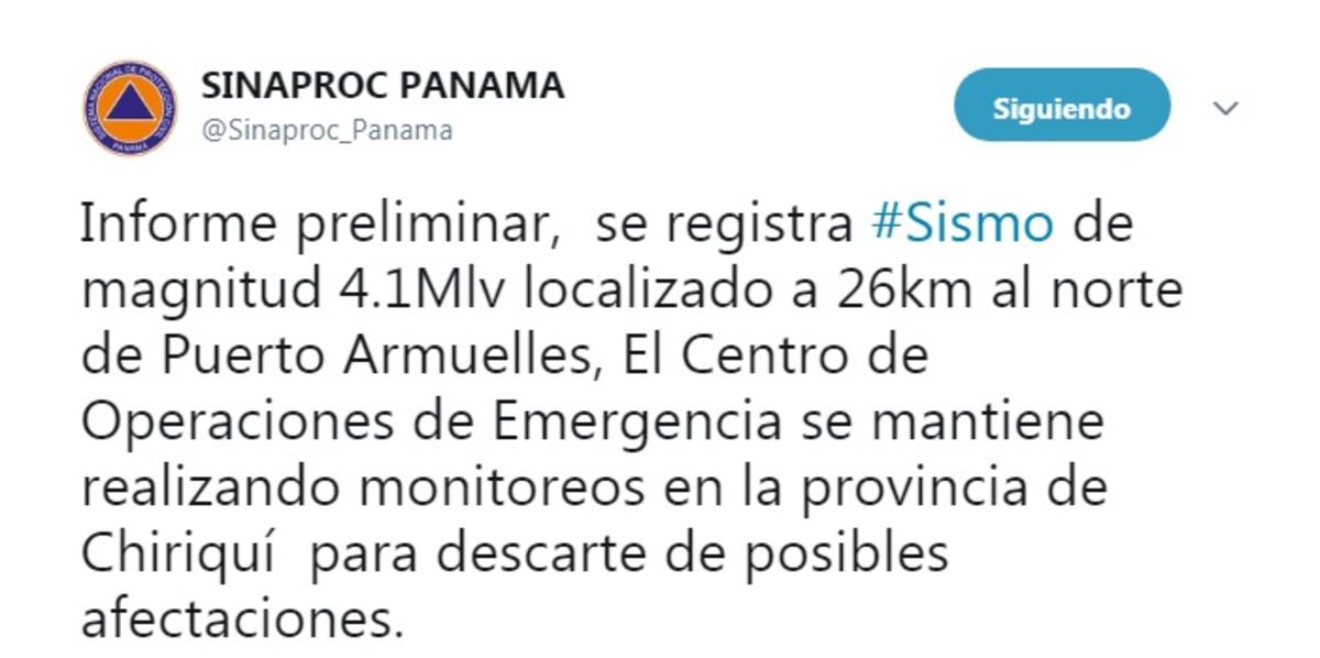 Se estremece Panamá otra vez. Y se viraliza video con reacción de un hombre. Chequee