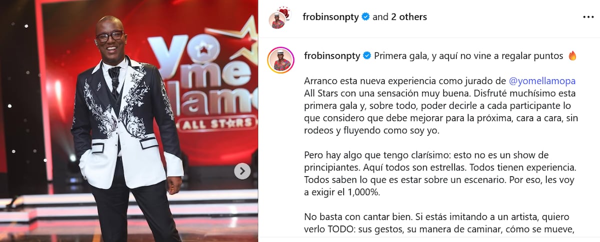 EXCLUSIVA | ¡Rico todo! Franklyn Robinson revela cómo llegó a ‘Yo Me Llamo’, habla de su salto de participante a jurado y le manda recadito a La One Two