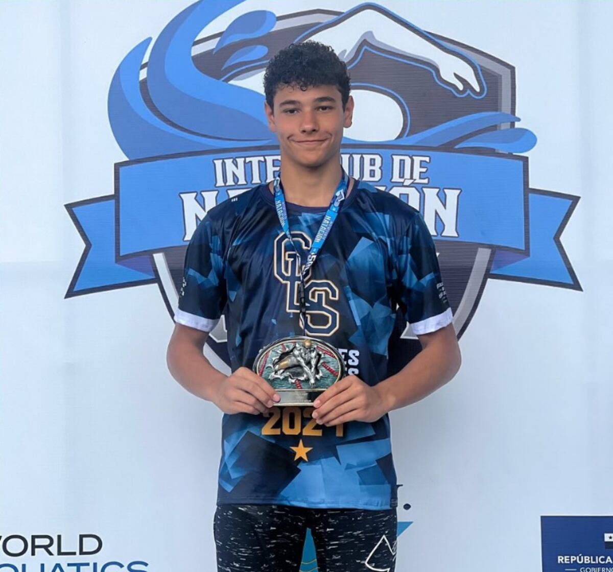 Raúl Antadillas, la joven promesa panameña clasificada al Mundial Junior de Natación 2025