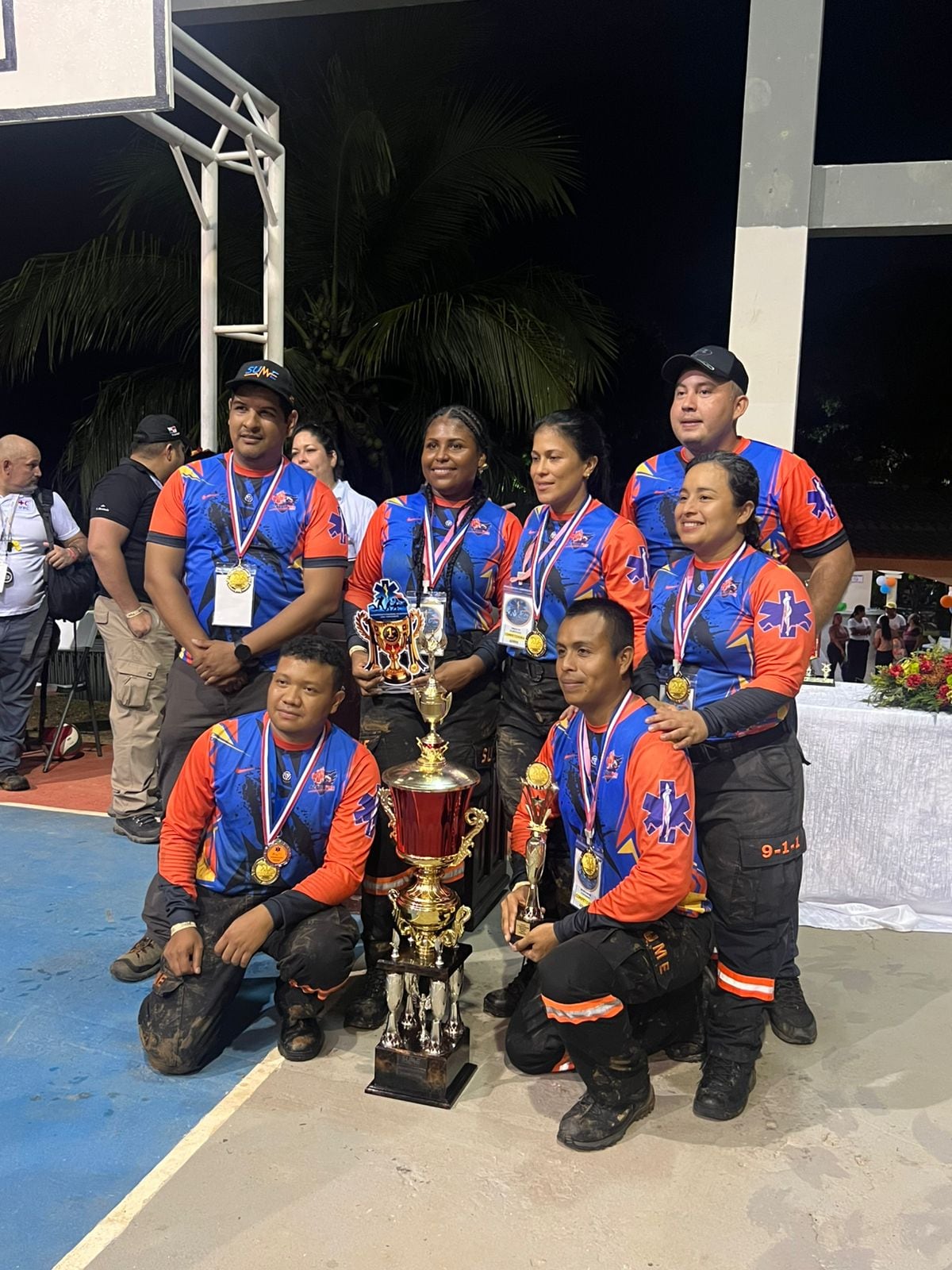 Paramédicos panameños se lucen en campeonato de destrezas en Veraguas